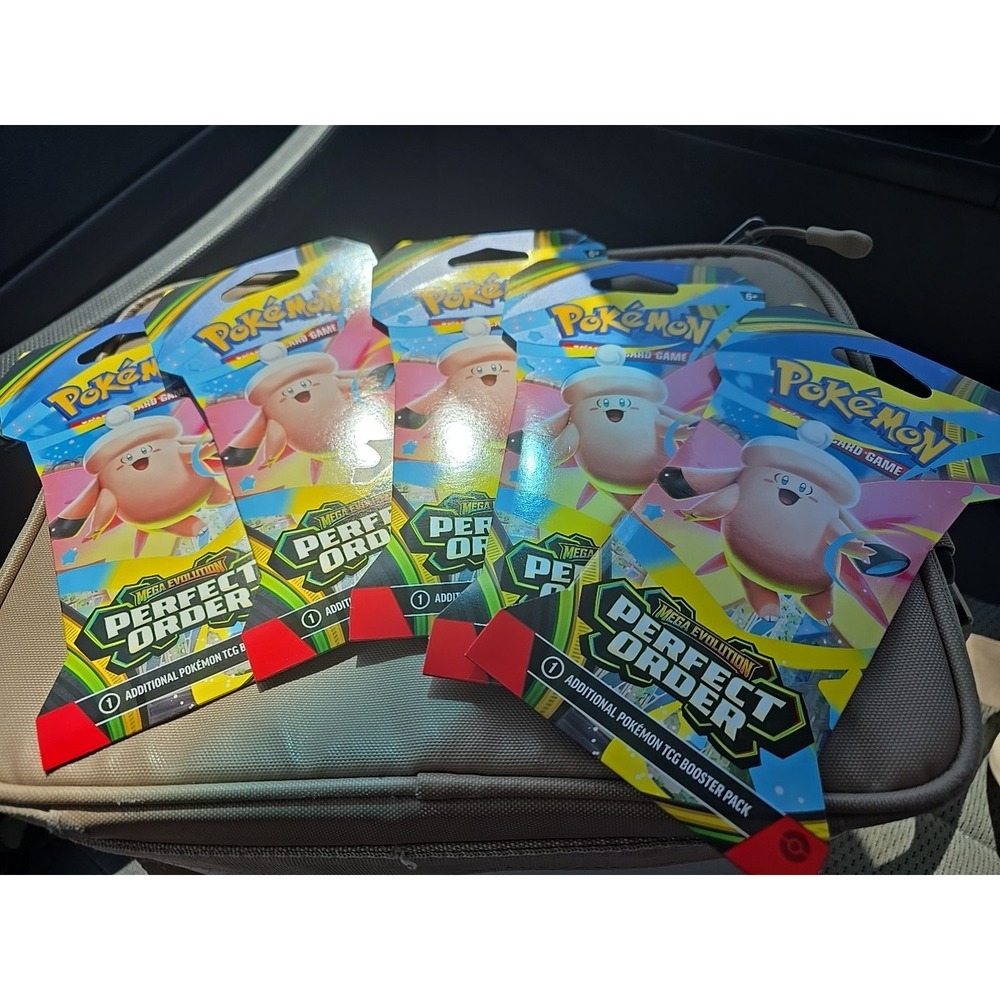 Pokémon TCG Perfect Order (LOT OF 5) Sleeved Booster Packs Factory Sealed